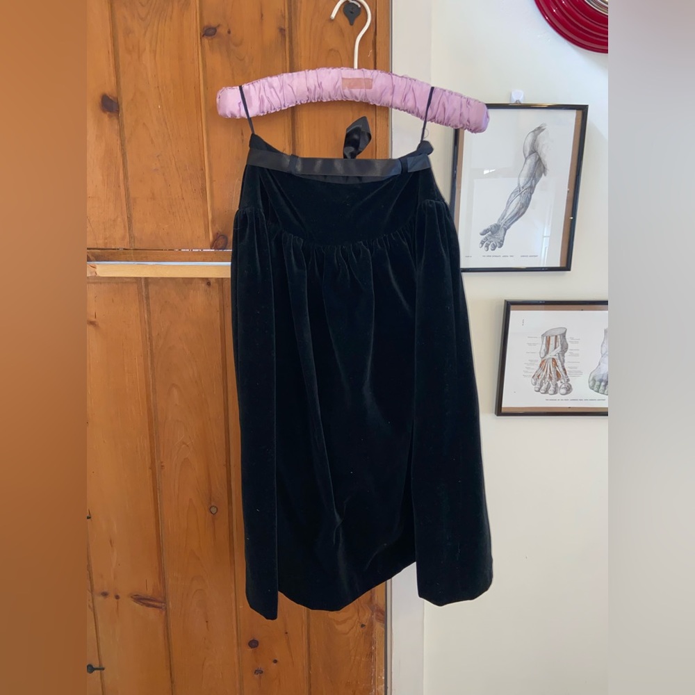 Sotana by David Lohman Vintage Velvet Skirt